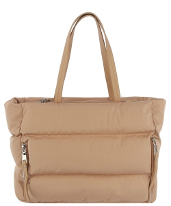 Puffy Shopper Bag CP004-Z TAUPE